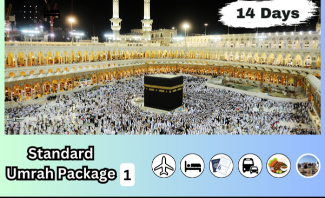 Standard Umrah Package-1 (Transit Flight)